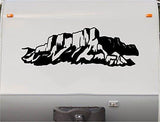 Canyon Scene Vinyl Decal Sticker for Western Mountain RV Campers