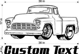 Pick up Truck Car Wall Decals Stickers Man Cave Boys Room Décor