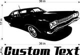 Car Wall Decals Stickers Man Cave Boys Room Décor