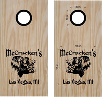 Cattle Cow Decal Set for Cornhole Boards - Bean Bag Toss Stickers