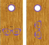 Cocktail-Themed Vinyl Decal Sticker for Beach Wave Cornhole Boards