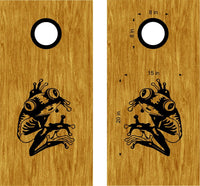 Tree Frog Decal Set for Cornhole Boards  Fun Bean Bag Toss Stickers