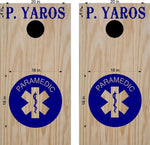 Cornhole Boards Decals EMS EMT Fire Firemen Fire Fighter