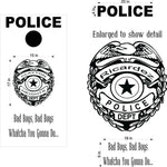 Police Department SWAT Cornhole Board Decals - Cops Sticker Set 28