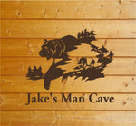 Bear and Cub Wall Decals - Vinyl Stickers for Bedroom Nursery or Man Cave Decor