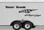 Custom Sign Your Team Name Racing Trailer Decals Stickers Mural