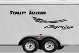 Custom Sign Your Team Name Racing Trailer Decals Stickers Mural