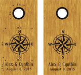 beach lake life cornhole decals