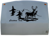 Deer Buck Doe Hunting Vinyl Decal Sticker for RVs and Campers - AT104