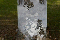 Deer Buck Hunting DIY Etched Glass Vinyl Privacy Film