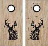 hunting fishing cornhole decal