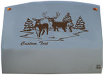 Deer Winter Scene RV Camper 5th Wheel Motor Home Vinyl Decal Sticker