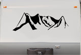 Denver Mountains RV Camper Trailer Decal Sticker for Front Cap