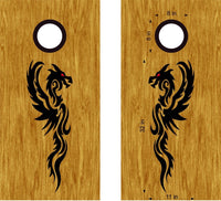 Dragon Vinyl Decal Sticker for Cornhole Boards - DG01 Design