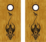 Dragon Cornhole Board Vinyl Decal Sticker - DG07 Custom Design