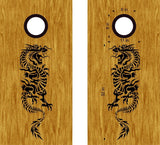 Dragon Vinyl Decal Sticker for Cornhole Boards - DG15 Design