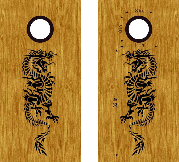 Dragon Cornhole Board Vinyl Decal Sticker DG15