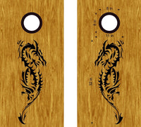 Dragon Vinyl Decal Sticker for Cornhole Boards - DG19 Design