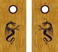 Dragon Vinyl Decal Sticker for Cornhole Boards - DG20 Edition