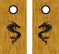 Dragon Vinyl Decal Sticker for Cornhole Boards - DG21