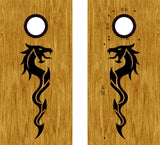 Dragon Vinyl Decal Sticker for Cornhole Boards - DG22 Design