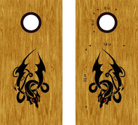 Dragon Vinyl Decal Sticker for Cornhole Boards - DG31 Design