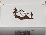 Eagle Mountains RV Camper Vinyl Decal Sticker  Scenic Nature Scene