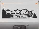 Elk Mountains RV Camper Replacement Decal - Scenic Trailer Sticker CT04