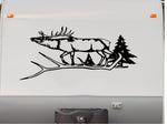 Elk Tine Moose Mountain Camper Trailer Decals Replacement Stickers CRV08