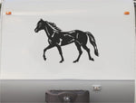 Equestrian Horse Trailer Vinyl Decals Enclosed Trailer Stickers Graphics Mural 244