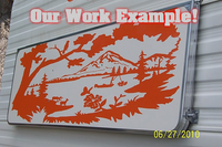 Vinyl Decals for Horse Trailers - Equestrian Graphics Stickers Mural 204