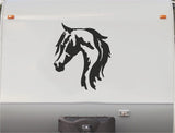 Equestrian Horseback Riding Horse Trailer Vinyl Decals Enclosed Trailer Stickers Graphics Mural 202