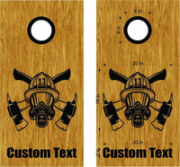 Fire Department Cornhole Boards Decals Fire Dept Firemen Fire Fighter