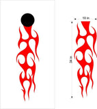 Fire Flames Cornhole Board Vinyl Decal Sticker FF28