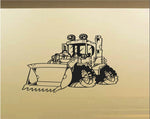 Front End Loader Car Wall Decal - Auto Wall Mural - Vinyl Stickers - Boys Room Decor