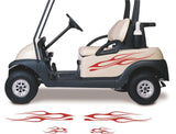 Golf Cart Decals Accessories Go Kart Stickers Tribal Flames Stripes GC33