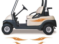 Golf Cart Decals Accessories Go Kart Stickers Tribal Flames Stripes GC69