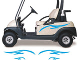 Golf Cart Decals Accessories Go Kart Stickers Tribal Flames Stripes GC75