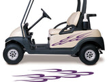Golf Cart Go Kart Decals Side By Side Stickers Graphics Tribal Flames Stripes GG11