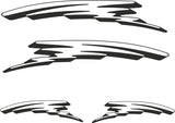 Golf Cart Decals Accessories Go Kart Stickers Tribal Flames Stripes GC15