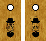 Hip Daddy Cornhole Board Decals - Fun Stickers for Customizing Your Game