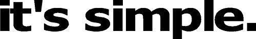 its Simple Words Quote Home Decor Vinyl Wall Art Stickers Decals Graphics
