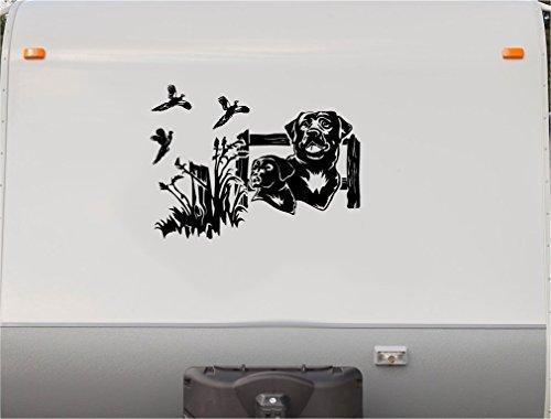 Labrador Pheasants RV Camper Vinyl Decal Sticker  Scene