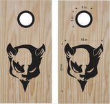 Lil Devil Cornhole Board Vinyl Decal Sticker