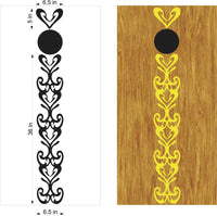 Tribal Lines Cornhole Decals Stickers for Bean Bag Toss Game