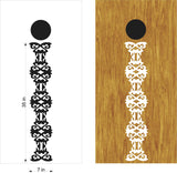 Tribal Lines Cornhole Decals - Stickers for Bean Bag Toss Games