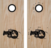 hunting fishing cornhole decal