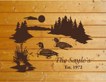 Loons Lake Wall Decals - Nature-Inspired Vinyl Stickers for Home Decor Perfect for Bedrooms Man Caves and Nurseries