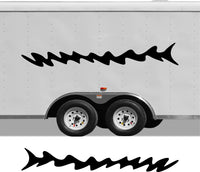 Pontoon Boat  RV Trailer Replacement Camper Decal Stripe Set CB14