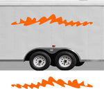 Pontoon Boat RV Replacement Decals - CB21 Stripe Set for Trailers and Campers